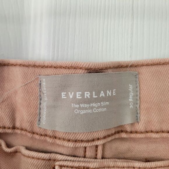Everlane The Way High Slim Jean in Red Clay Size 30 - Picture 4 of 7